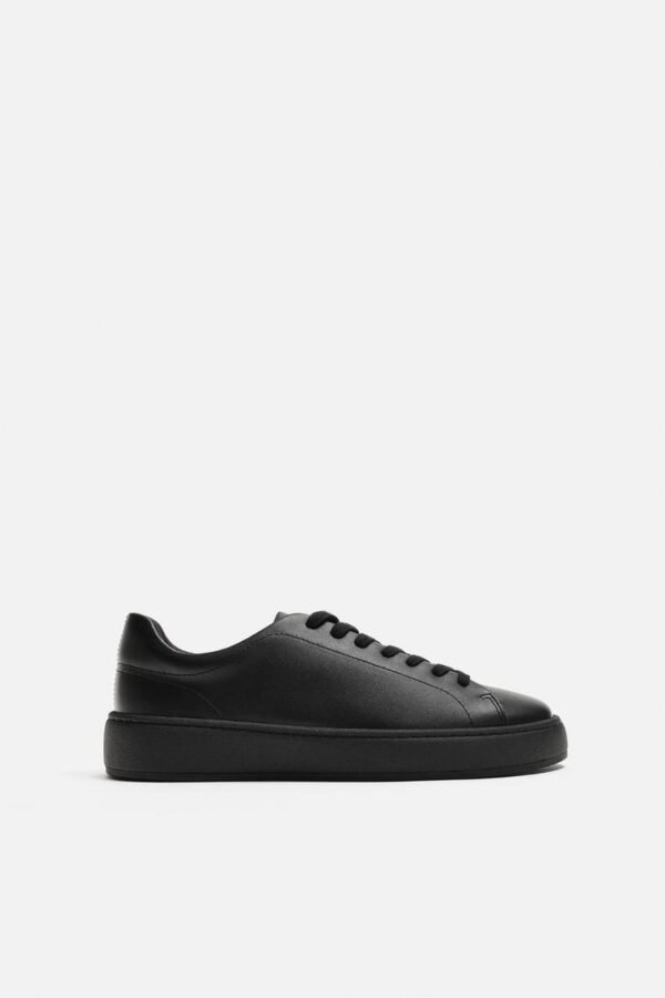 THICK SOLE LEATHER SNEAKERS
